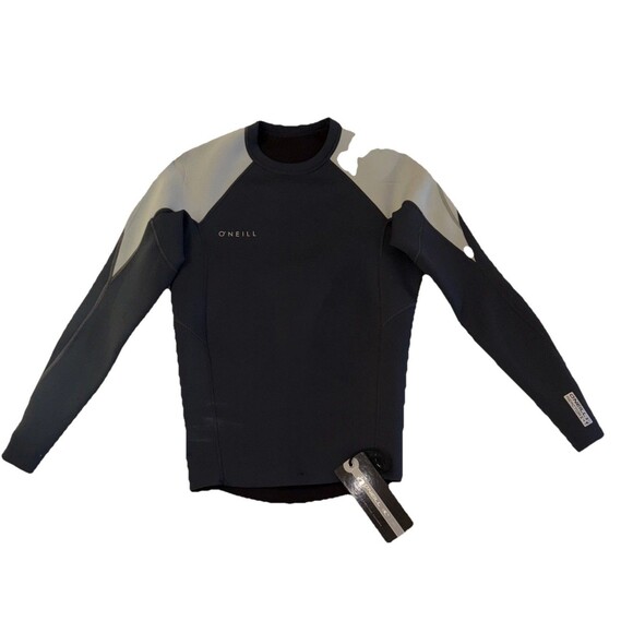 NWT Women’s O’Neill Reactor 2 Slate/Coolgry 1.5mm LS Top Size US Sm UK 48 - Picture 1 of 7
